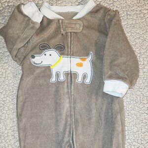 Carter's 3 month zip up pajamas